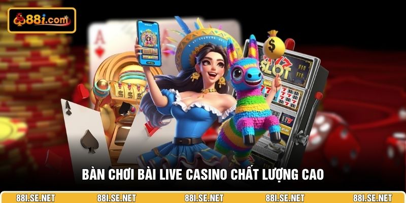 Bàn chơi bài Live Casino chất lượng cao Bàn chơi bài Live Casino chất lượng cao