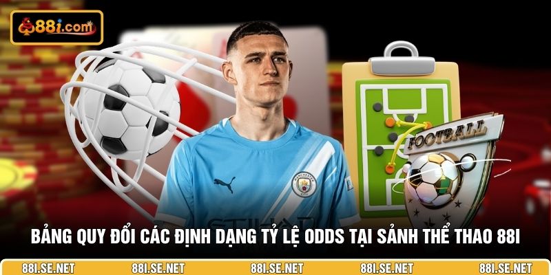 Bảng quy đổi các định dạng tỷ lệ Odds tại sảnh thể thao 88I