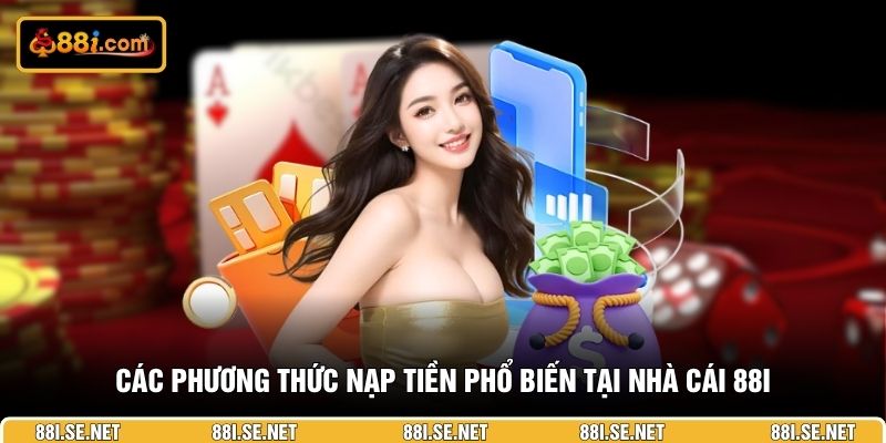 Các phương thức nạp tiền phổ biến tại nhà cái 88I Các phương thức nạp tiền phổ biến tại nhà cái 88I