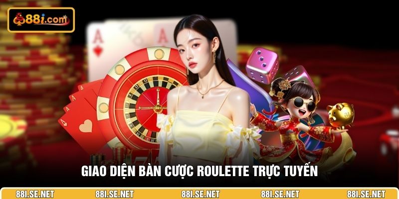 Giao diện bàn cược Roulette trực tuyến Giao diện bàn cược Roulette trực tuyến