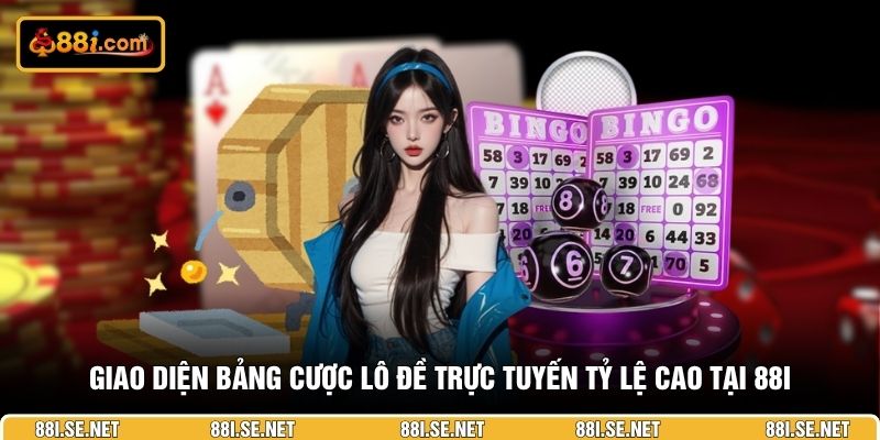 Giao diện bảng cược lô đề trực tuyến tỷ lệ cao tại 88I Giao diện bảng cược lô đề trực tuyến tỷ lệ cao tại 88I