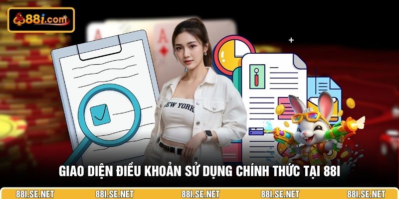 Giao diện điều khoản sử dụng chính thức tại 88I Giao diện điều khoản sử dụng chính thức tại 88I