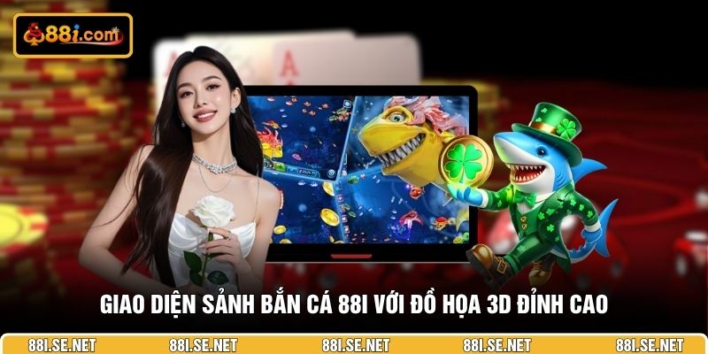 Giao diện sảnh bắn cá 88I với đồ họa 3D đỉnh cao