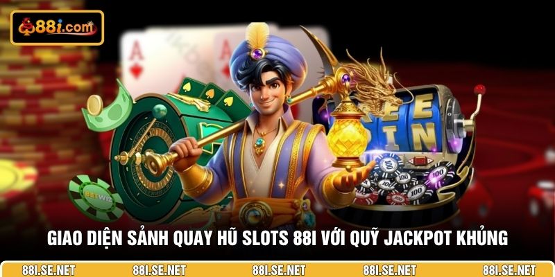 Giao diện sảnh quay hũ slots 88I với quỹ Jackpot khủng