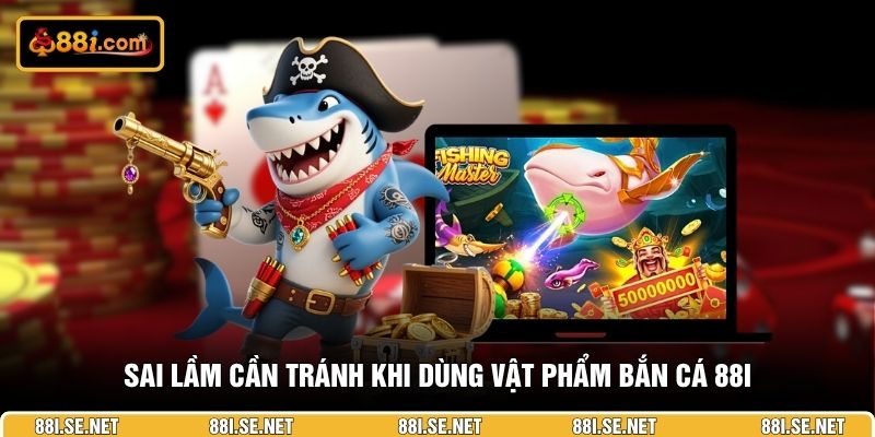 Sai lầm cần tránh khi dùng vật phẩm bắn cá 88I Sai lầm cần tránh khi dùng vật phẩm bắn cá 88I